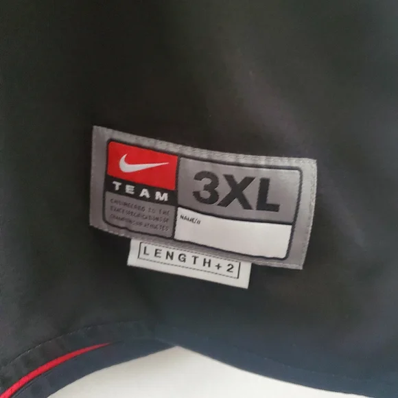 Nike FIBA 3x3 Reversible Basketball Jersey #7 Black/Red AR0651-654 Mens 3XL Tall - Picture 3 of 7